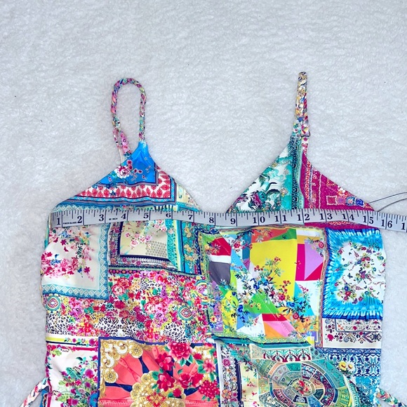 NWT- Johnny Was Women Fleur Braided Wrap One Piece Bathing Suit- Size 2X - Picture 3 of 15